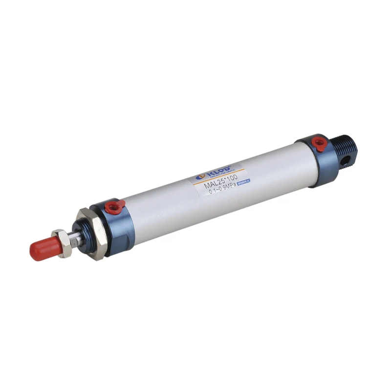 Cylinder Type Mal Series G1/8 Slim Small Mini Adjustable Pneumatic Aluminum Cylinder with Magnet