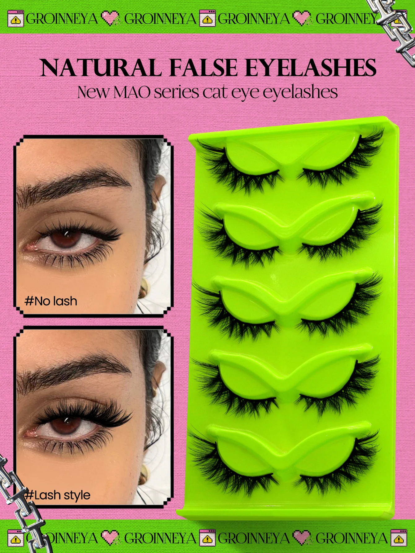 ヴェルトライネつけまつげ キャットアイまつげエクステ フォックスアイ フェイクミンクまつげ Dカール ボリューム ウィスピーまつげ つけまつげ メイクアップ