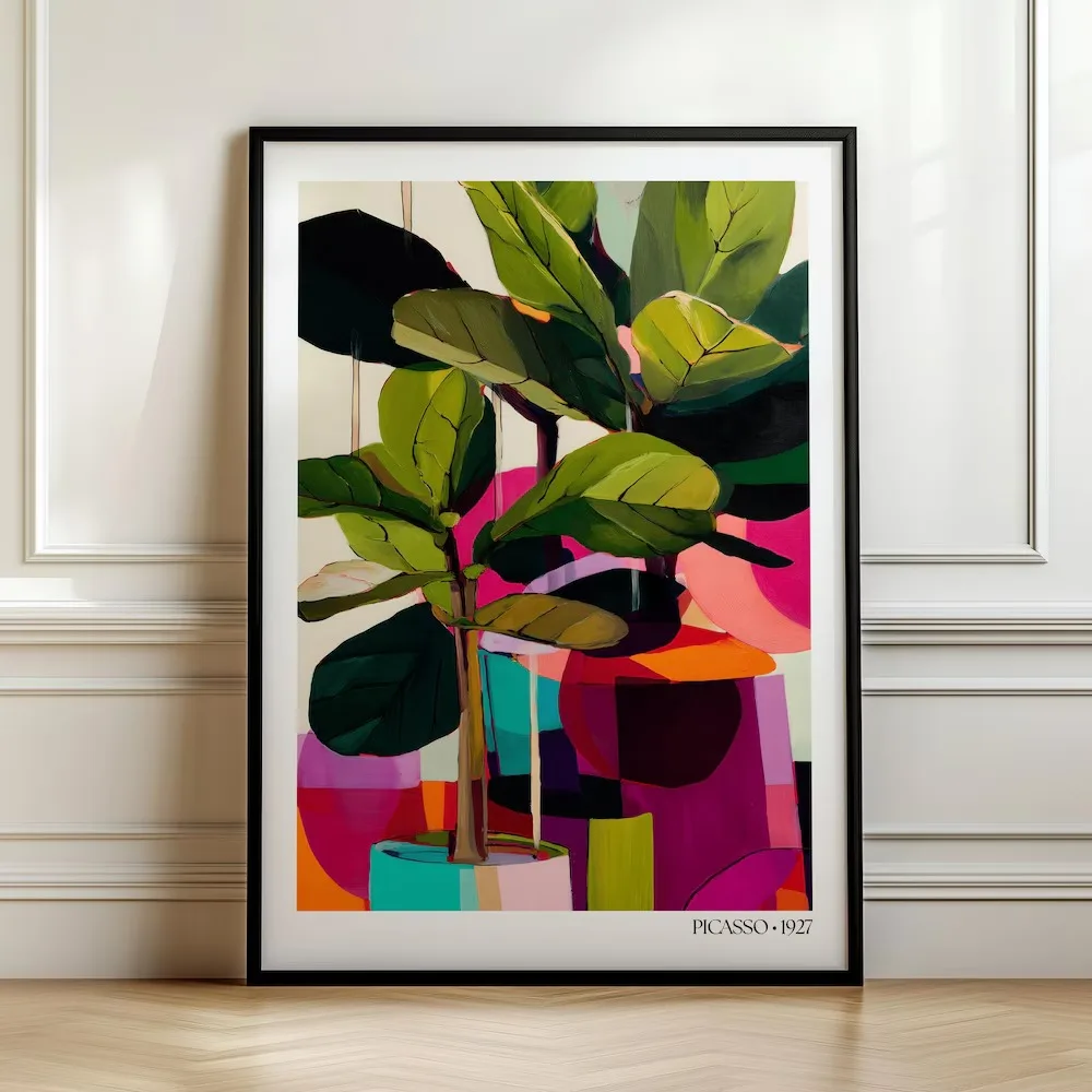 Yayoi Kusama & Klimt Style Art Print Collection Colorful Floral Starry Night & Ocean Wave Canvas Posters Abstract Home Decor