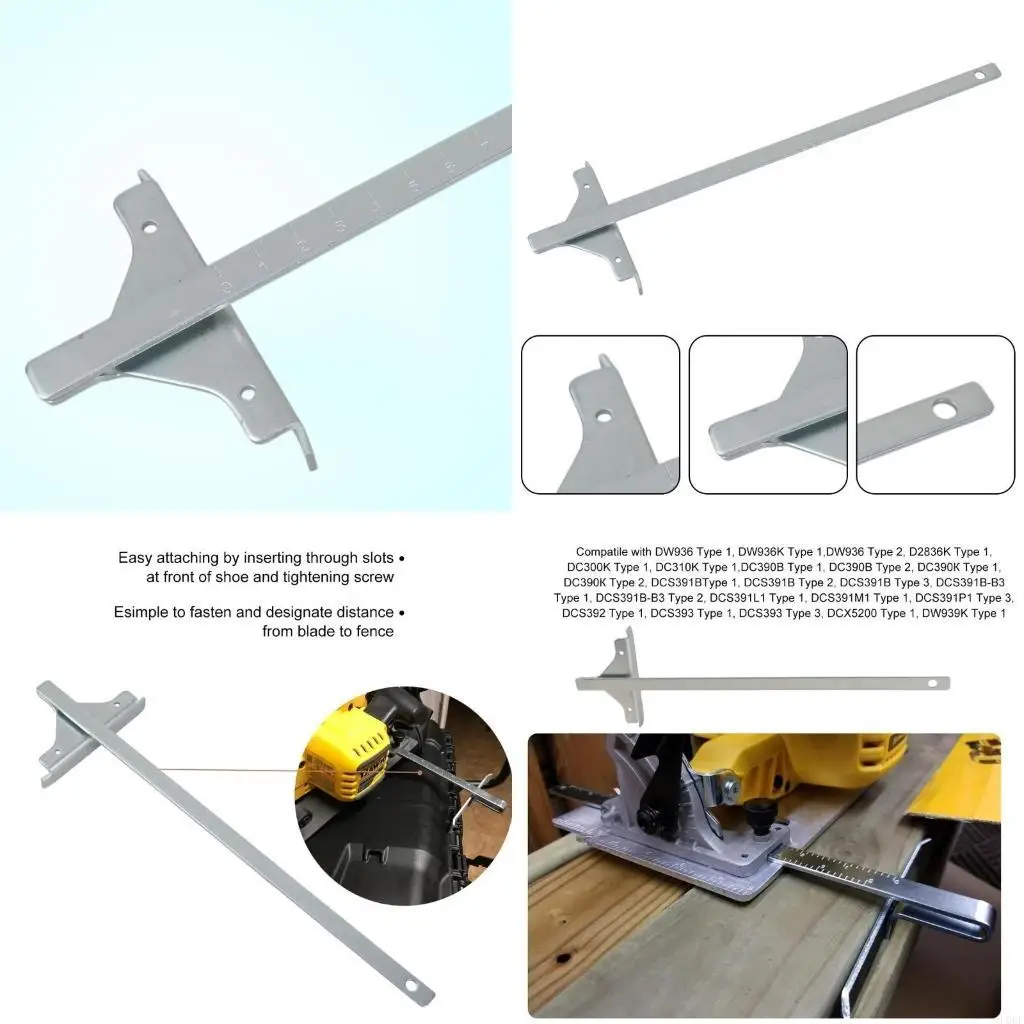 381091-00 Circular Guide Cordless for DW936 DW936K DC300 DCS391B DCS393 DC310 Trim Fence Circular Guide