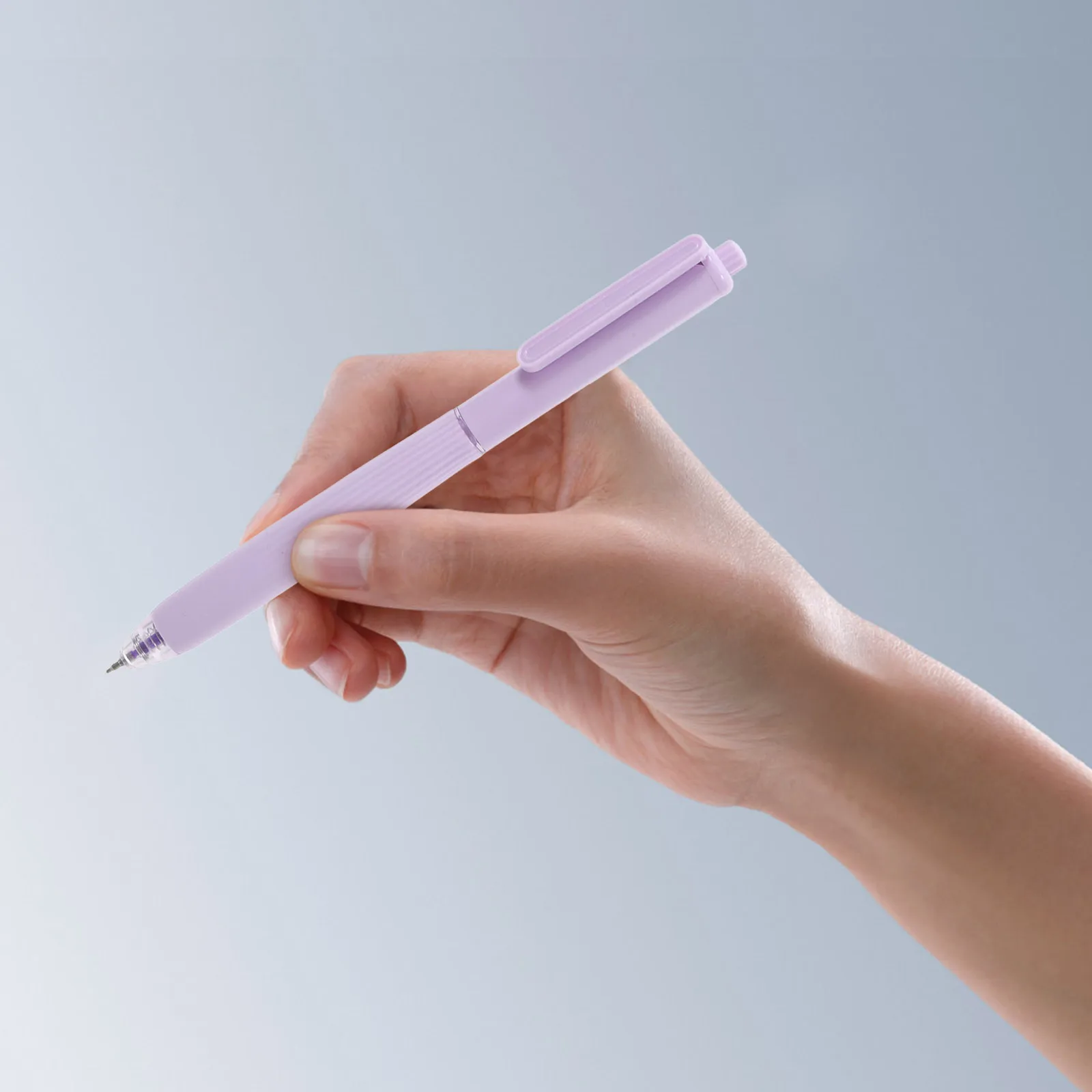

5 Pcs Neutral Pen in Hand Cool Pens Cute Gel Point Aesthetic School Supplies Colored Good Looking