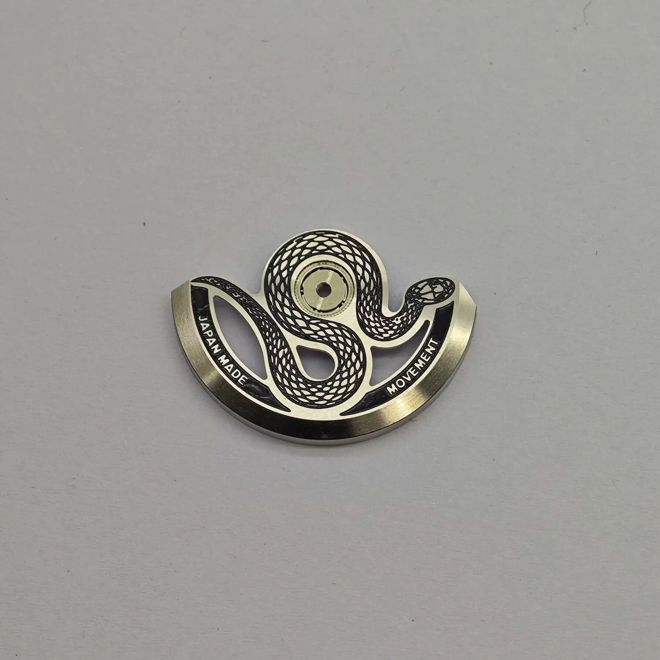 MechJazz Engraved Snake Pattern Rotor Modified Oscillating Weight Fit NH35/NH36 Movement Mechanical Watch Modification Parts