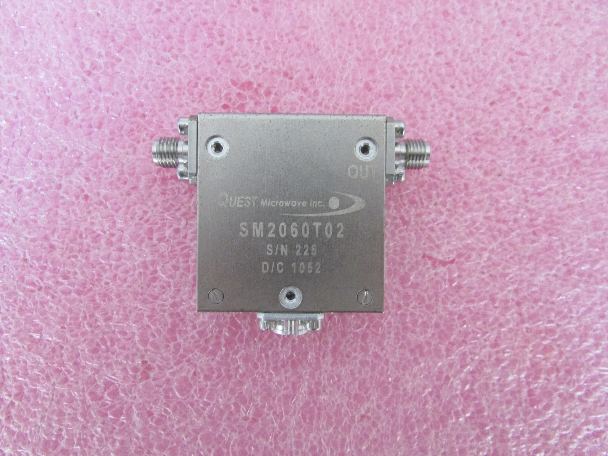 QUEST SM2060T02 2-6GHz 50W SMA mother RF microwave coaxial isolator