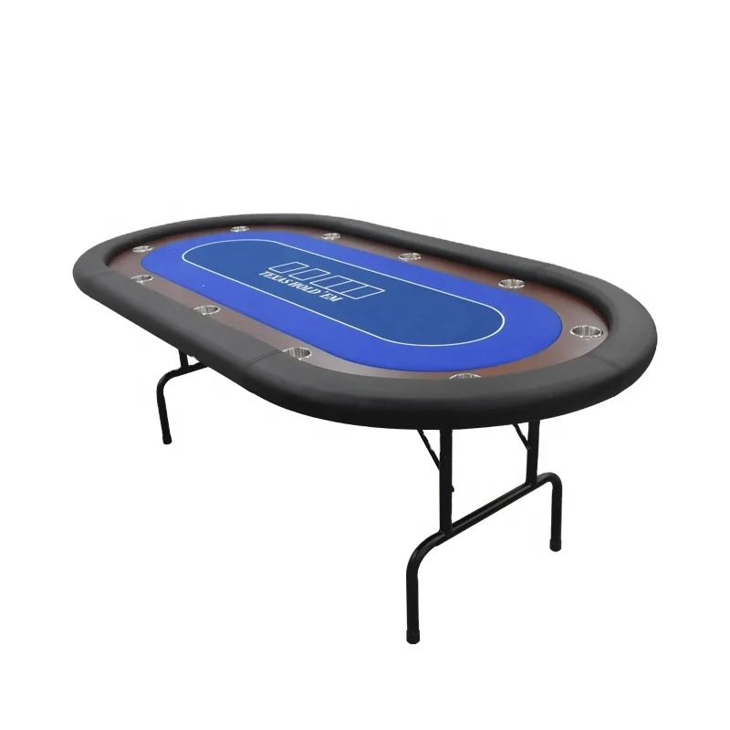 

Folding Poker Game Poker Table 84 inch 10 person Poker Table with Foldable Metal Legs