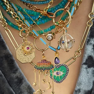 12 Hauptverkäufe Halskette Sonne und Casal Moon - №8