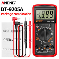 ANENG DT9205A-1 Digital Multimeter Profesional True RMS AC/DC Voltage Transistor Tester Electric NCV Auto Range Multimetro Tools