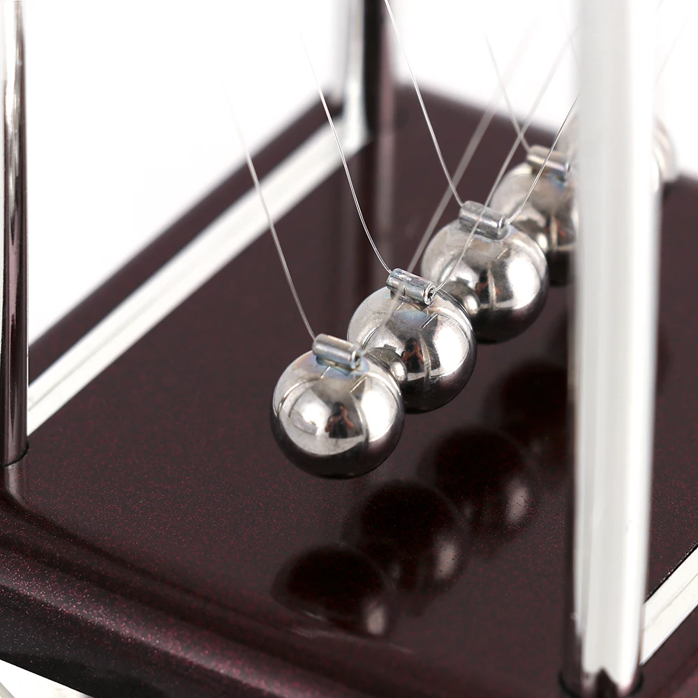 Imagem -06 - Crnewtons Cradle Aço Balance Ball Desk Table Decor Metal Pêndulo Bola Crianças Física Science Desk Papelaria Acessório Suprimentos