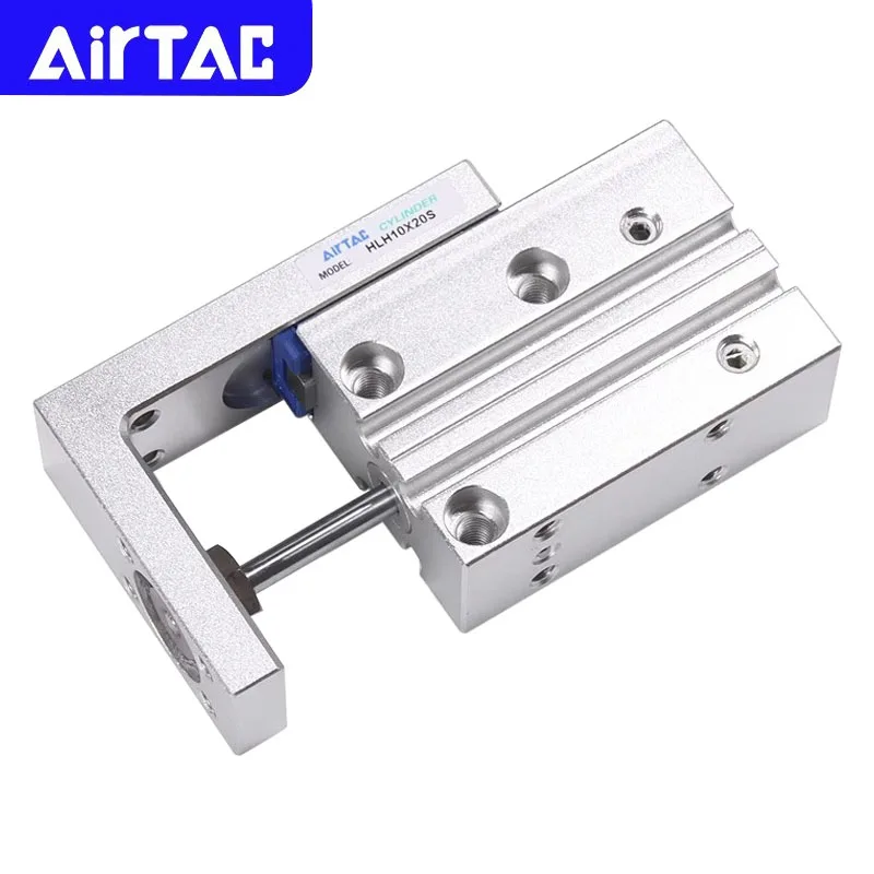 AIRTAC Pneumatic Side Guide Rail Precision Slide Table Cylinder HLH6/10/16/20 Stroke 5 10 15 20 25 30 40 50 60 Double Acting