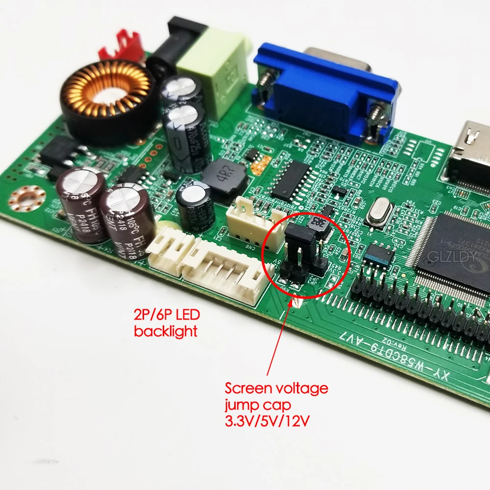 For 21.5 inch iMac 1920x1080 LM215WF3-SLS1 TLG1 LVDS 30P LCD LED HDMI VGA Audio PC Display Kit Monitor Driver Board Kit DC 12V