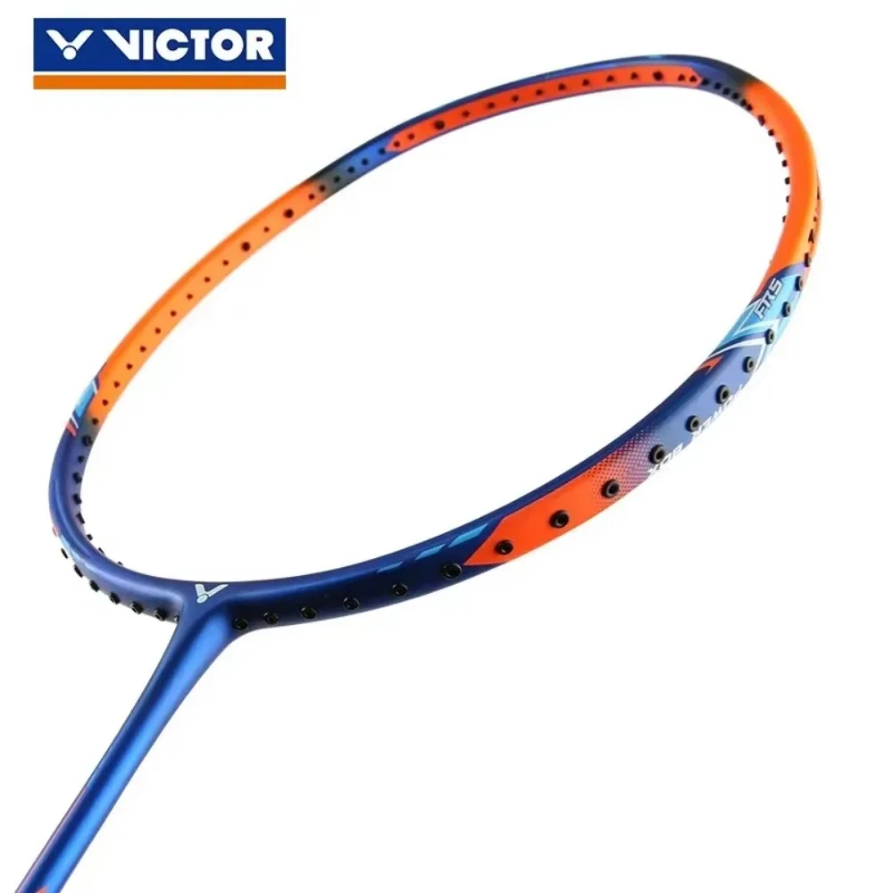 Original VICTOR 4U 5U 6U Hochspannungs-Badmintonschläger TK-HMR Badmintonschläger 100 % Carbon-Trusterhammer mit geschwungenem