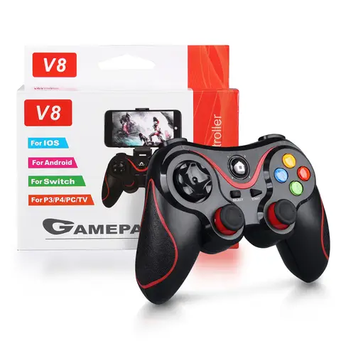 PS3/PS4/스위치 호환 무선 블루투스 게임 패드 – 안드로이드 및 PC 게임 조이스틱