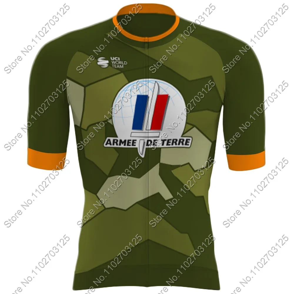 2025 France Army Cycling Jersey Set Camouflage Cycling Clothing Men Road Bike Shirts Suit Bicycle bib Shorts MTB Maillot Ropa