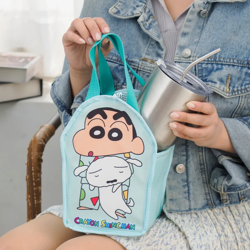 

Crayon Shin-chan Cup Sleeve Cute Cartoon Large Capacity Handheld Milk Tea Cup Sleeve Fashion Insulation Water Bottle Cover