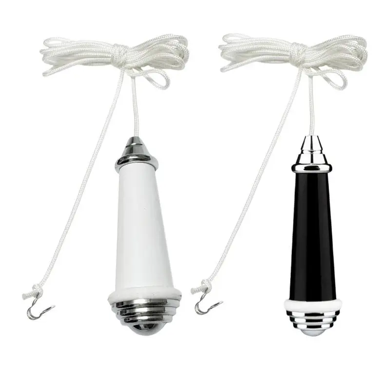 Pull Cord Light Switches Bathroom 150cm Nylon String Pull Cord Control For Ceiling Fans Lamp Fixture Chrome Pull Cord Control