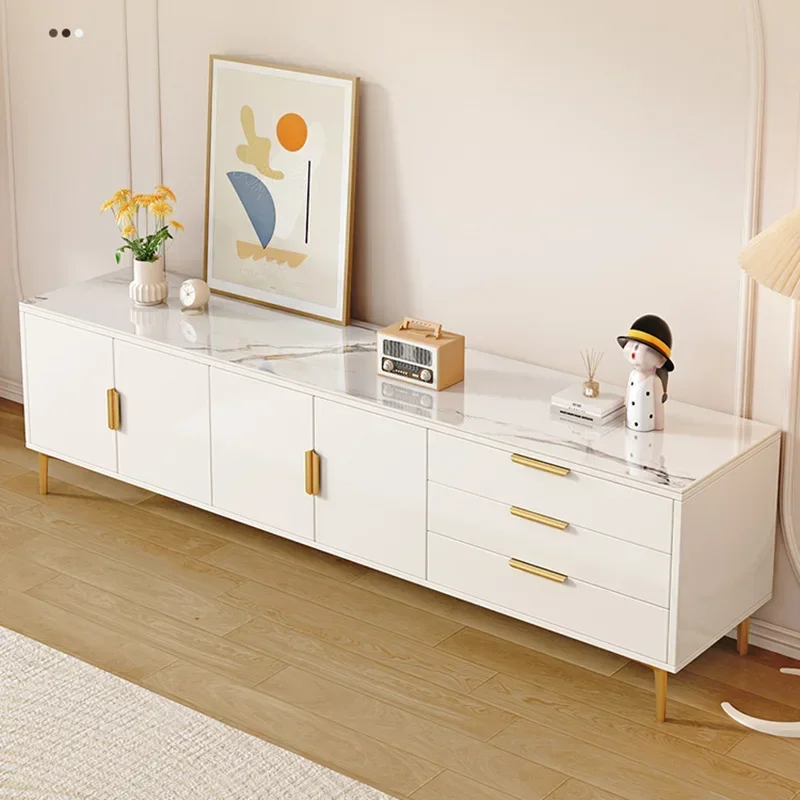 

Handle Combination Tv Cabinet Household White Drawer Board Tv Cabinet Luxury Storage Muebles Salon Moderno Living Room Furniture