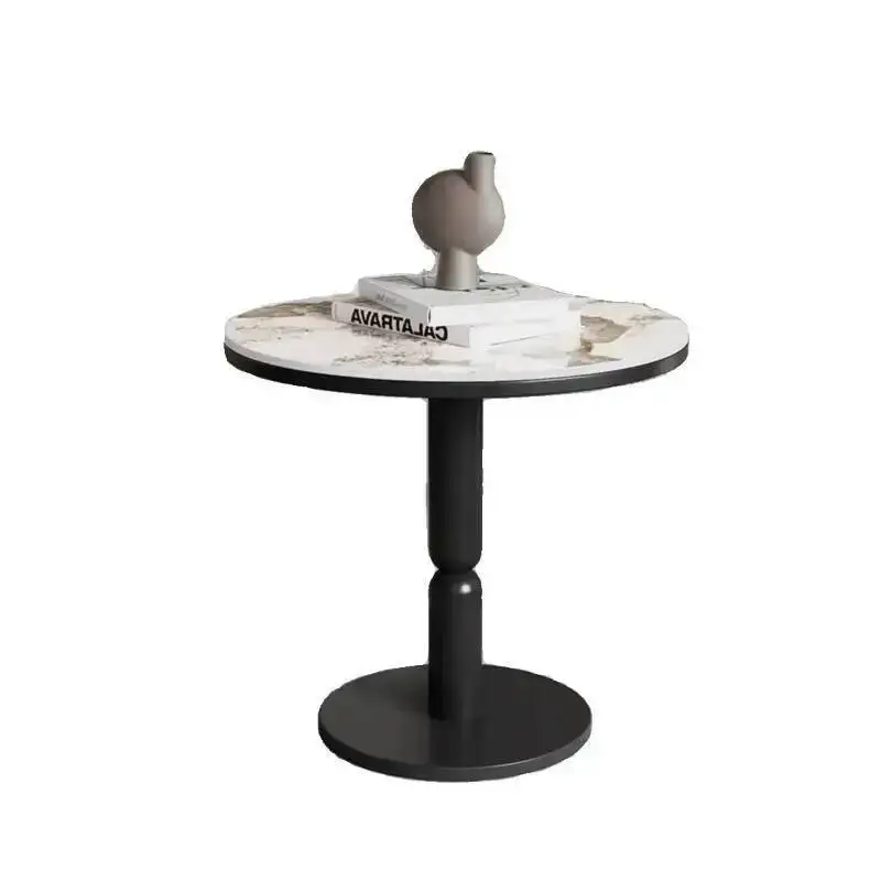 Picture 7: Marble Centerpiece Coffee Table Black Designer Round Modern Coffee Table Side Modern Mini Nordic Mesa De Centro Sala Furniture