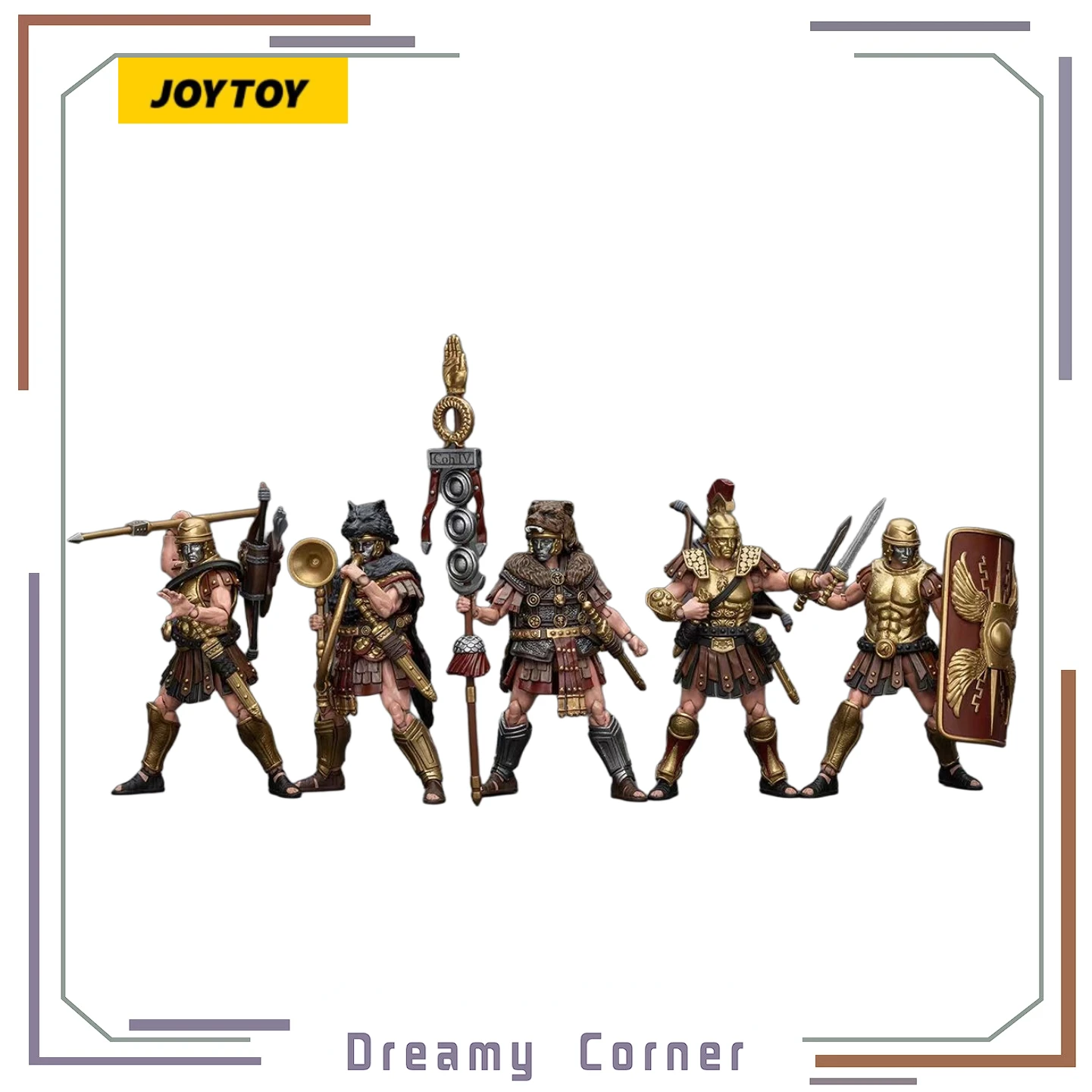 【In Stock】JOYTOY MILITARY FIGURES STRIFE Roman Republic Legionary Light Cohort LV 5PCS 1/18 Action Figure Toys