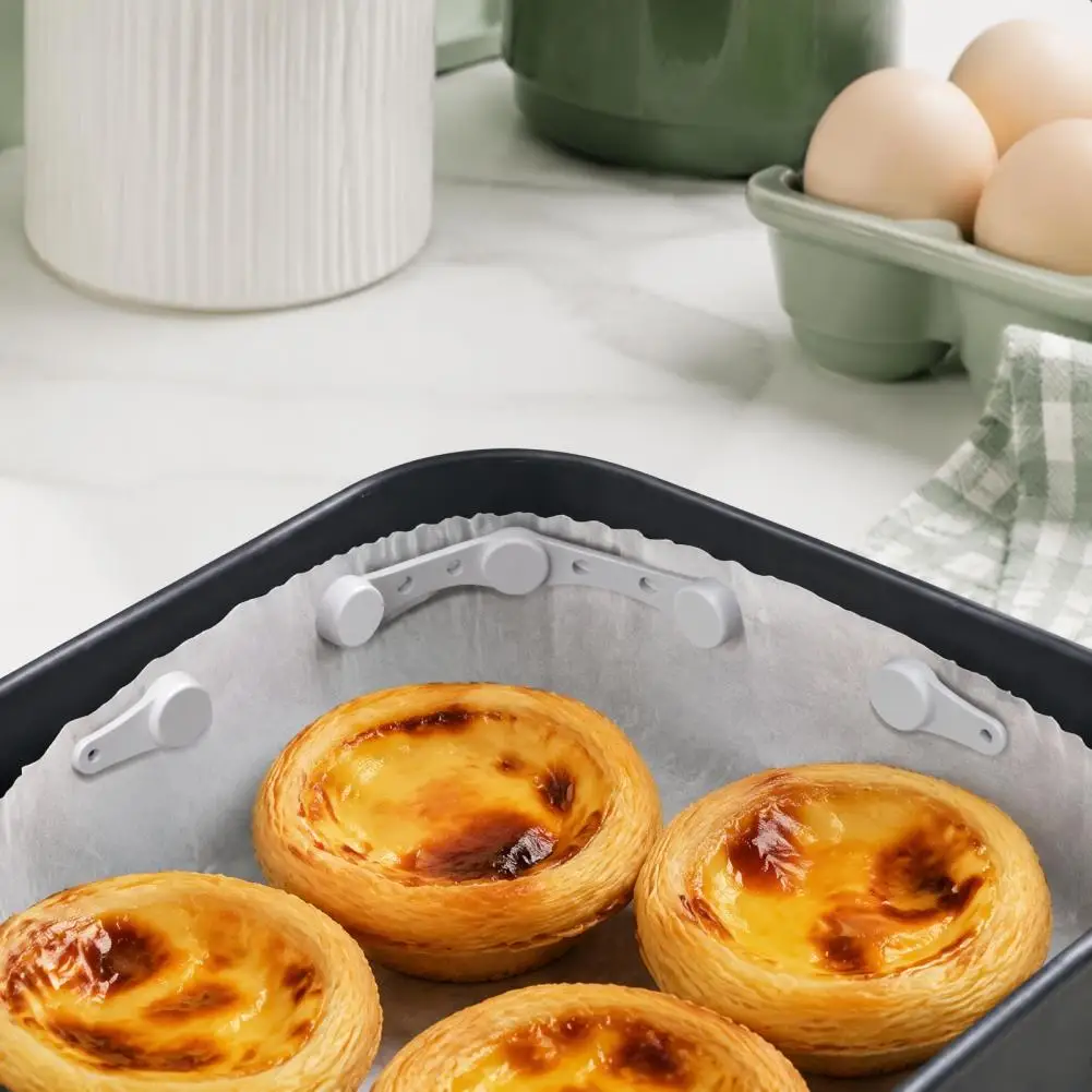 Silicone Parchment Paper Holder Air Fryer Magnet Silicone Buckle Magnetic Air Fryer Parchment Paper Clips Food Grade for Secure