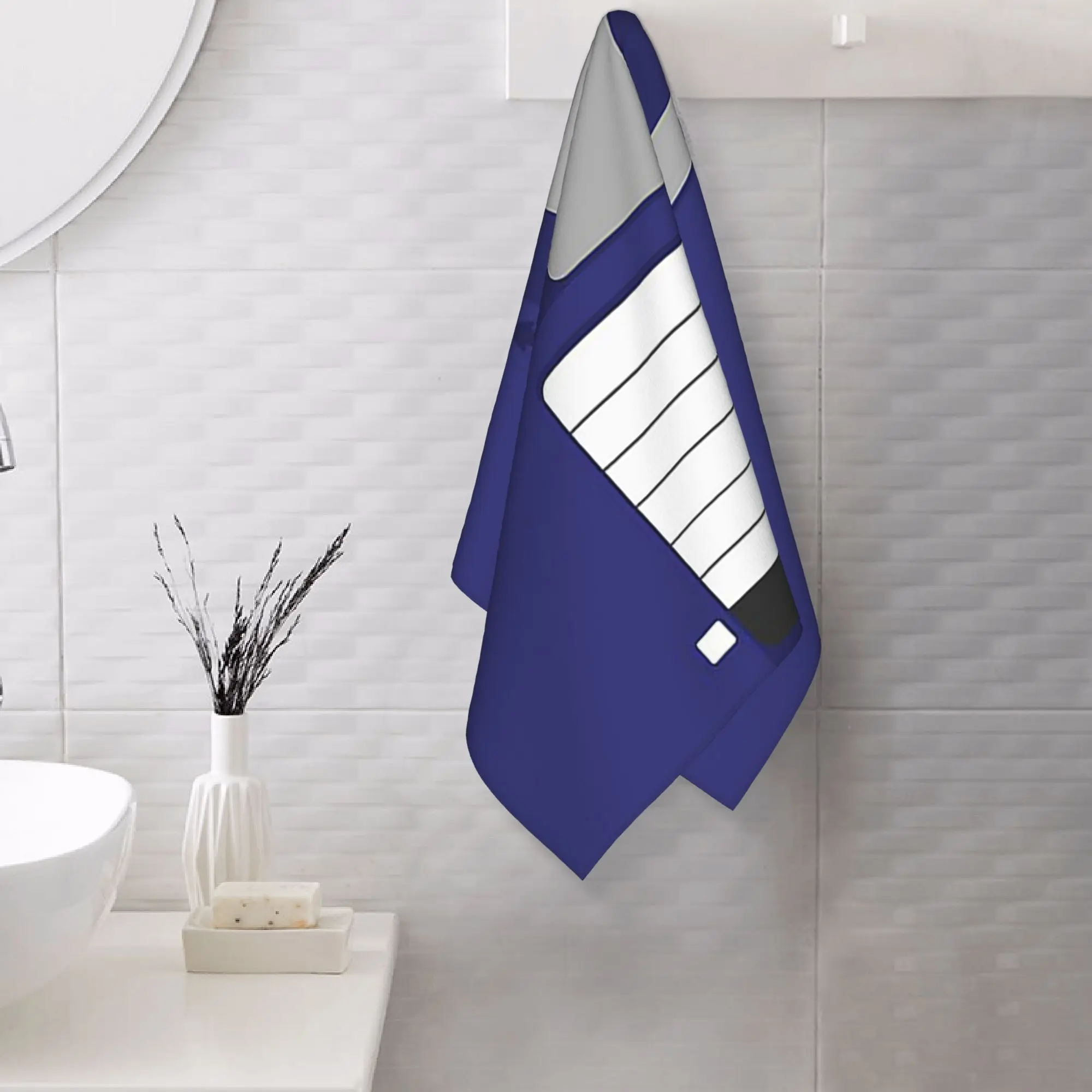 Custom Floppy Disk Soft Face Towel Quick Dry Pool Bath Cotton Towels Breathable