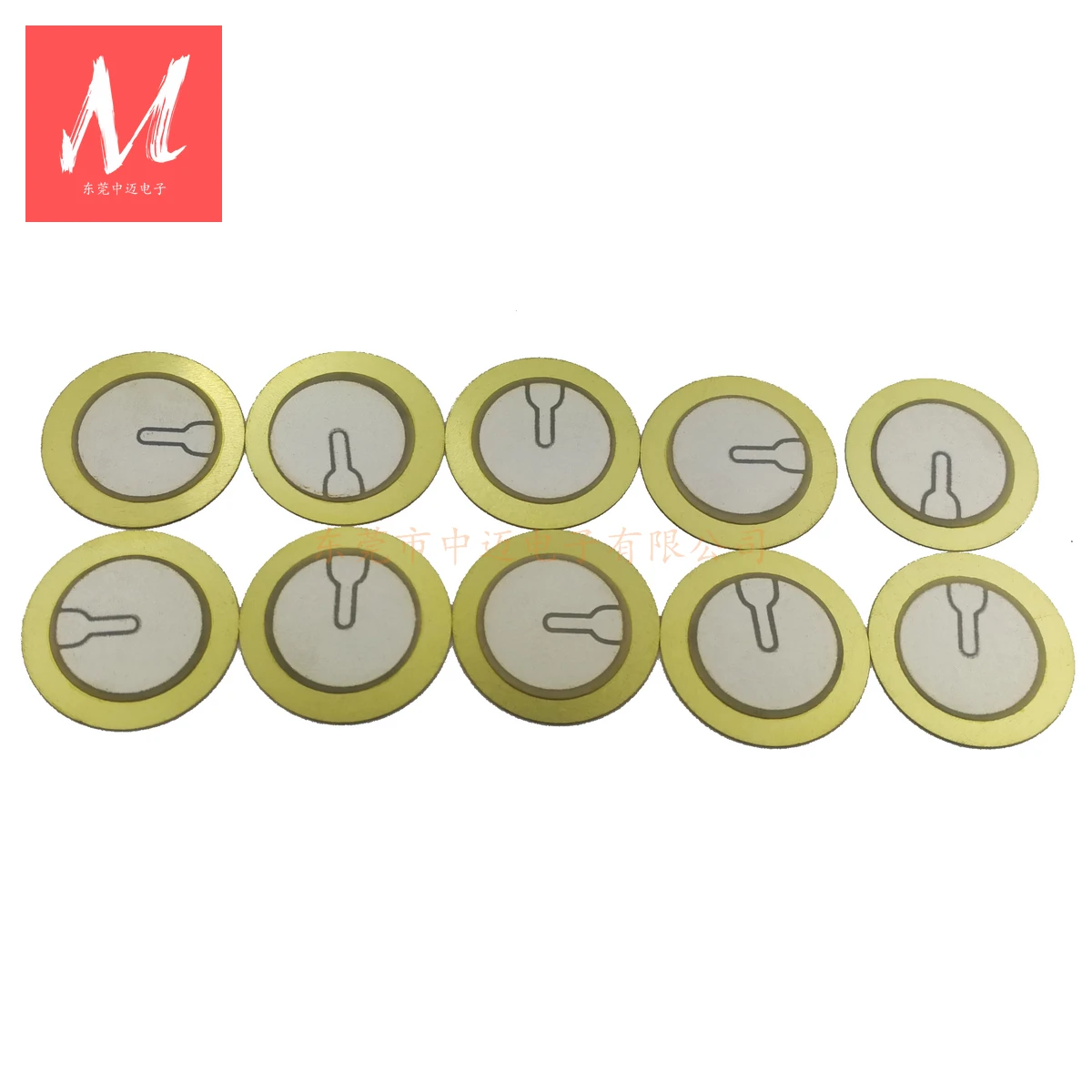 20mm Self Drive Type Piezo Element Brass Piezo Element