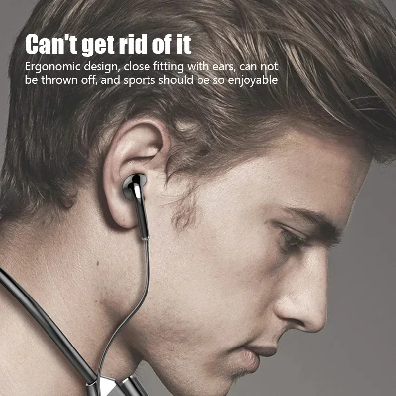 سماعات بلوتوث لاسلكية بشريط حول الرقبة، جودة صوت عالية، بطارية ستيريو، عرض HD للمكالمات الصوتية، سماعات رياضية، منتج جديد 2025 #6