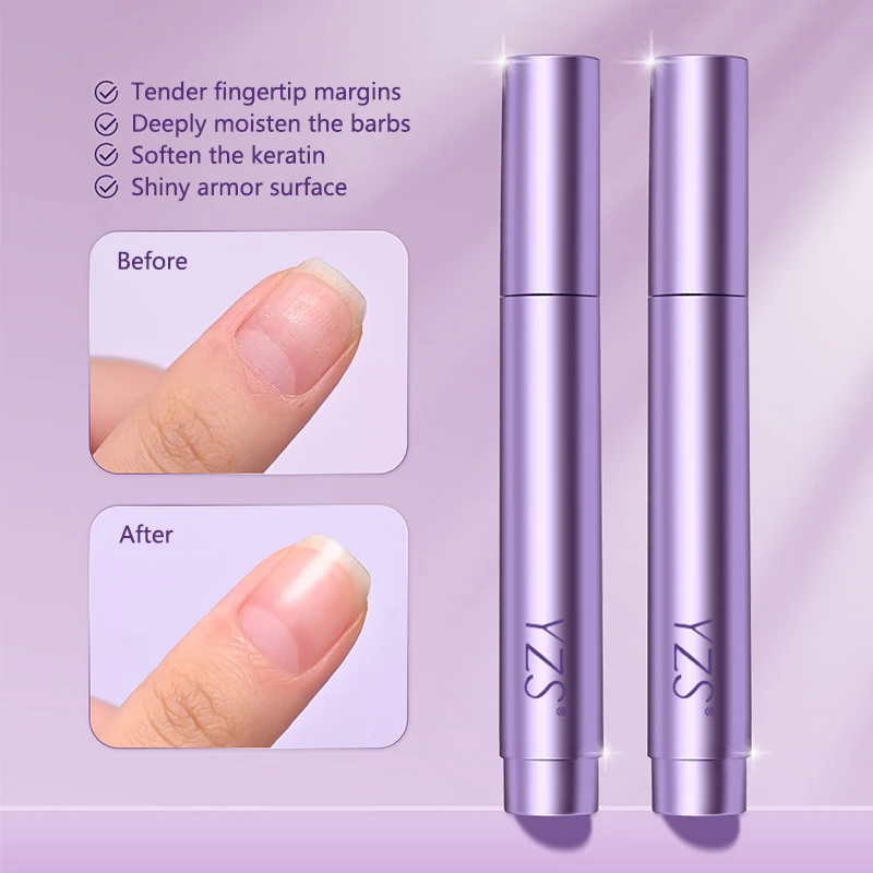 1/2/PCS 3-in-1 Penna per olio per cuticole Rimozione della pelle morta Spingipelle Penna per molatura con punta in ceramica Penna per rimozione cuticole Strumento per la cura delle unghie