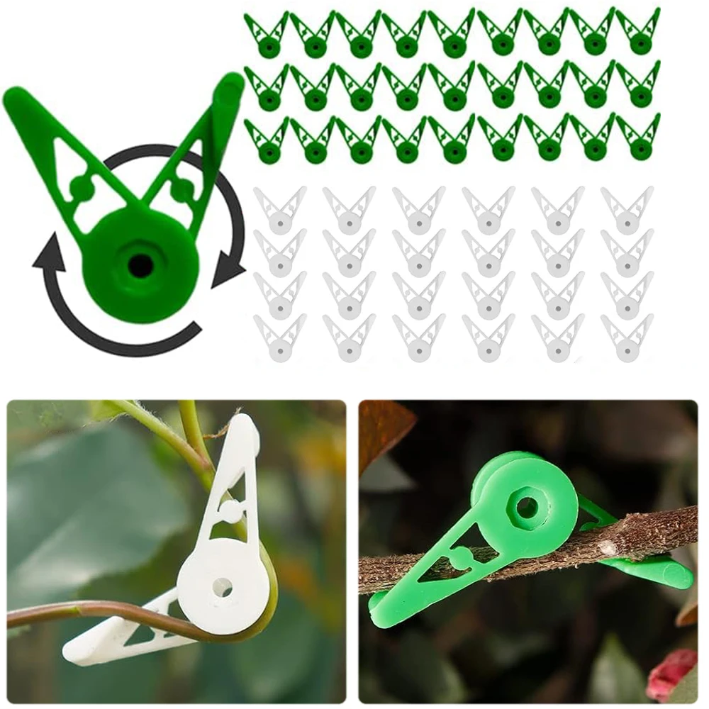 Plant Branches Bender Training Clips Garden Stem Trainer Clips 360 Degree Adjustable Planter Holder for Low Stress Training Tool