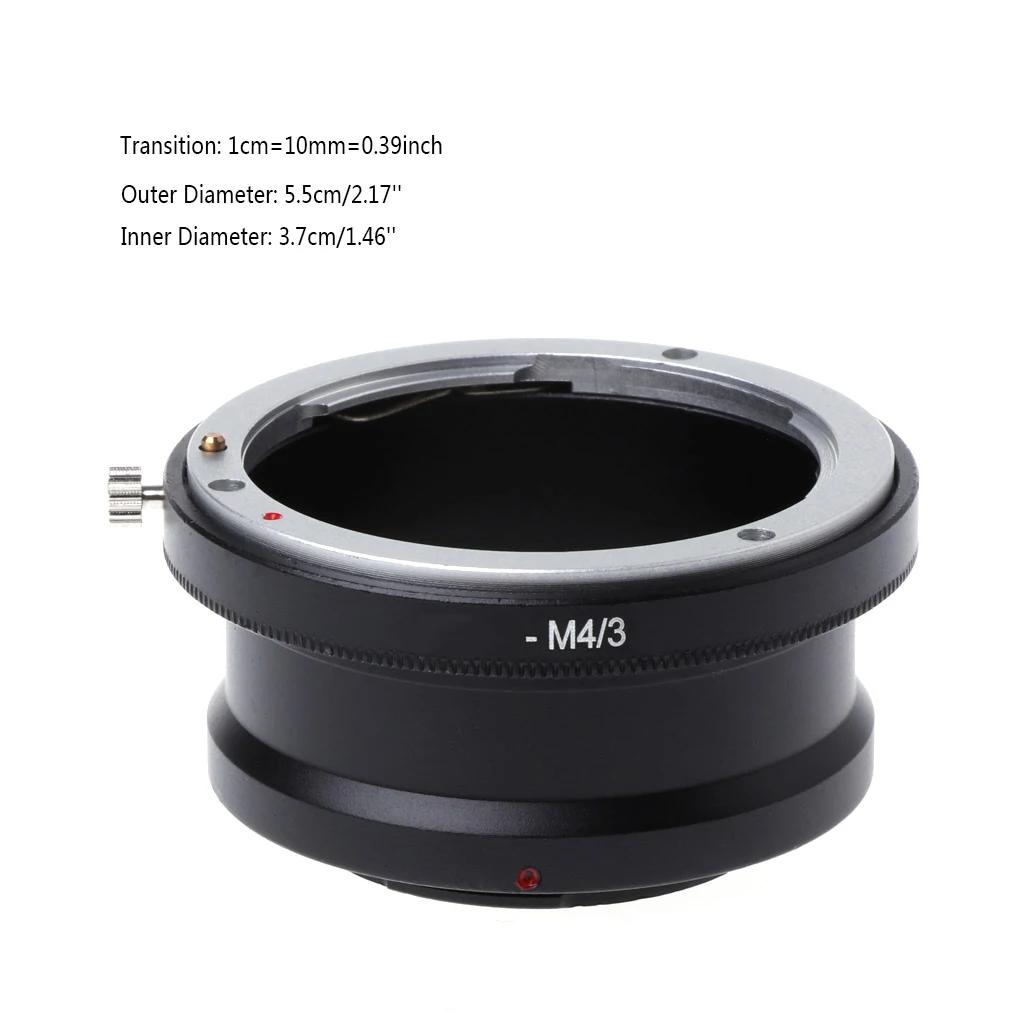 Bague d'adaptation d'objectif AI-M4/3 Mount pour Nikon F AI pour objectif tains à Micro 4/3 pour Olympus Tubes d'extension ronds DstressShipping