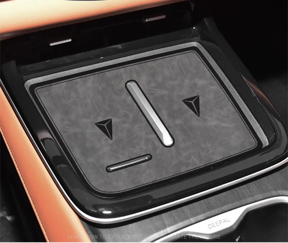Car Door Slot Mat for Changan Deepal S05 Leather Car Gate Groove Pad Console Cup Holder Coaster
