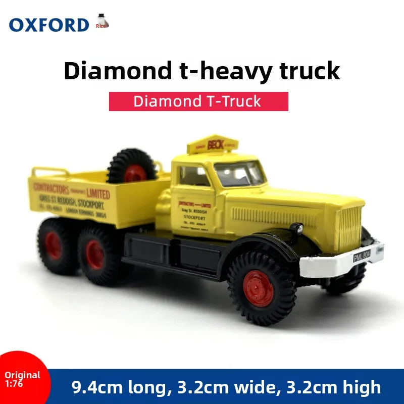 

Литой под давлением OXFORD масштаб 1:76 Diamond T Heavy Truck Второй мировой войны, военная модель автомобиля из сплава, Коллекционная игрушка, сувенир, украшение для дисплея