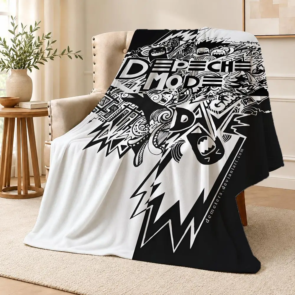 Band Depeche Mode Enjoy the Silence Throw Soft Flannel Throw Blanket for Couch Bed Sofa Warm Cozy Lightweight All Season