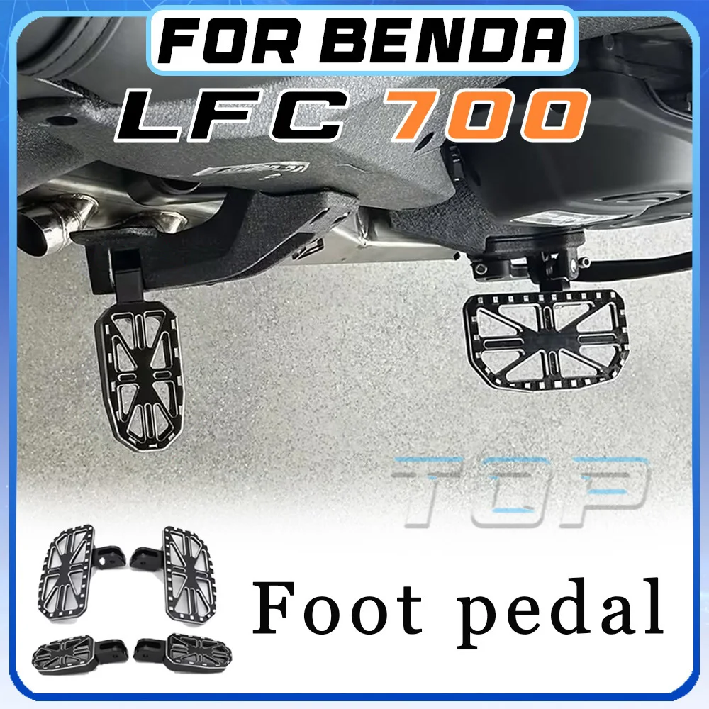 

For BENDA LFC 700 front and rear pedals lfc700 700 LFC lfc 700 700 lfc 700lfc LFC700 700LFC black and silver