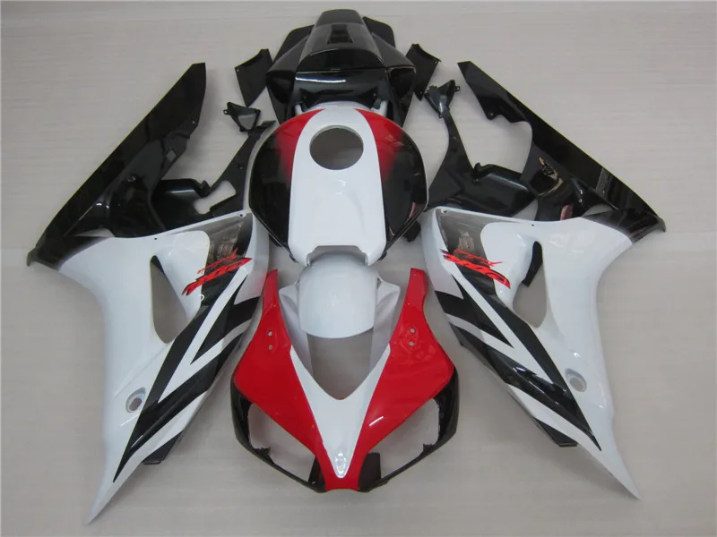 

New Injection molding 100% fit for Honda CBR1000RR 2006 2007 white red black fairings set CBR 1000RR 06 07 OT20