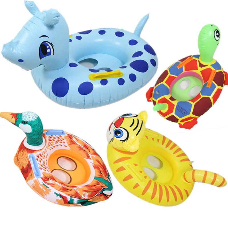 

Cartoon Swimming Rings Baby Float Summer Outdoor Beach Pool Inflatable Children Seat Fun Children Toys Inflatable Swimming Ring