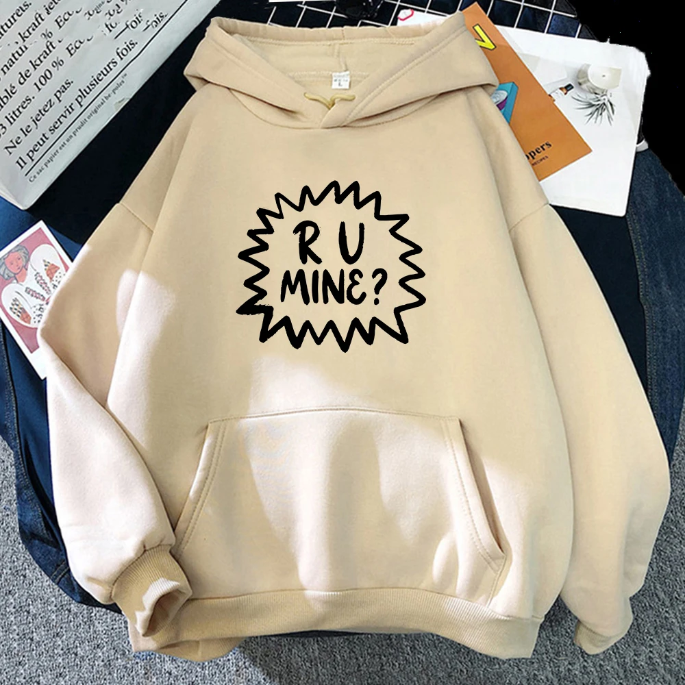 R U MINE ARCTIC MONKEYS Hoodie Am Album Music Graphic Sweatshirts for Autumn/Winter Kpop Band Fans Casual Pullovers Mens Hoodies