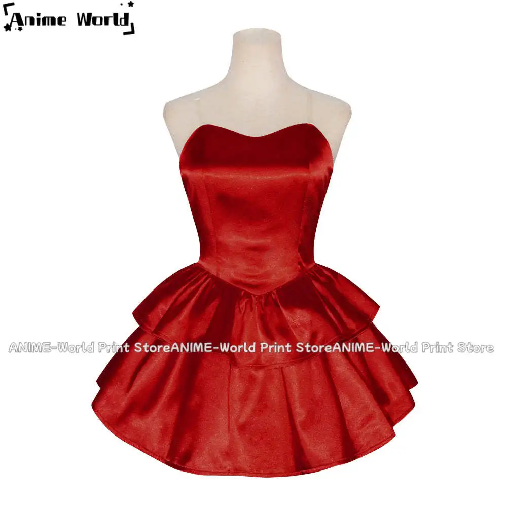 Perfect Blue 1997 Movie Mima Kirigoe Red Dress Cosplay Costume