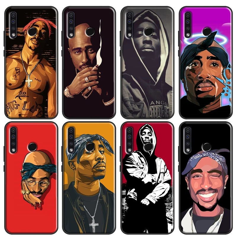 2Pac Tupac Shakur Rap Rapper Soft For Huawei Honor 10X 8 9 10 Lite 20 10i 7X 4C 7C 6C 7A Pro 8X 9X 8A 9A 8S 9S Cover