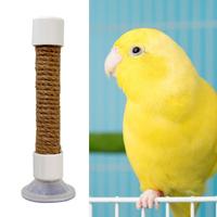Suction Cup Bird Window And Shower Perch Toy For Parrot Macaw Cockatoo African For Grey Conure Parakeet Parrot bracket