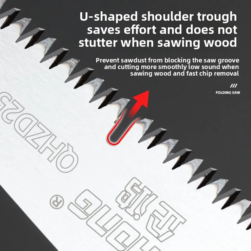 Triple Fast Folding Saw Blade Replacement Saw Blade Garden Fruit Tree Pruning Hand Saw Sawing Tree