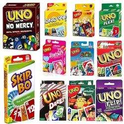 UNO FLIP! SHOWEM NO MERCY Family Funny Entertainment Board Game Fun Playing Cards Gift Box Uno Card Game