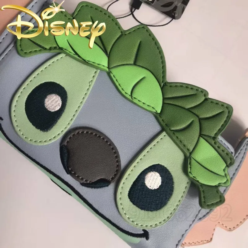 Disney's New Stitch Long Wallet Luxury Brand Fashion Loungefly Wallet Large Capacity Multiple Card Slots Women's Coin Purse