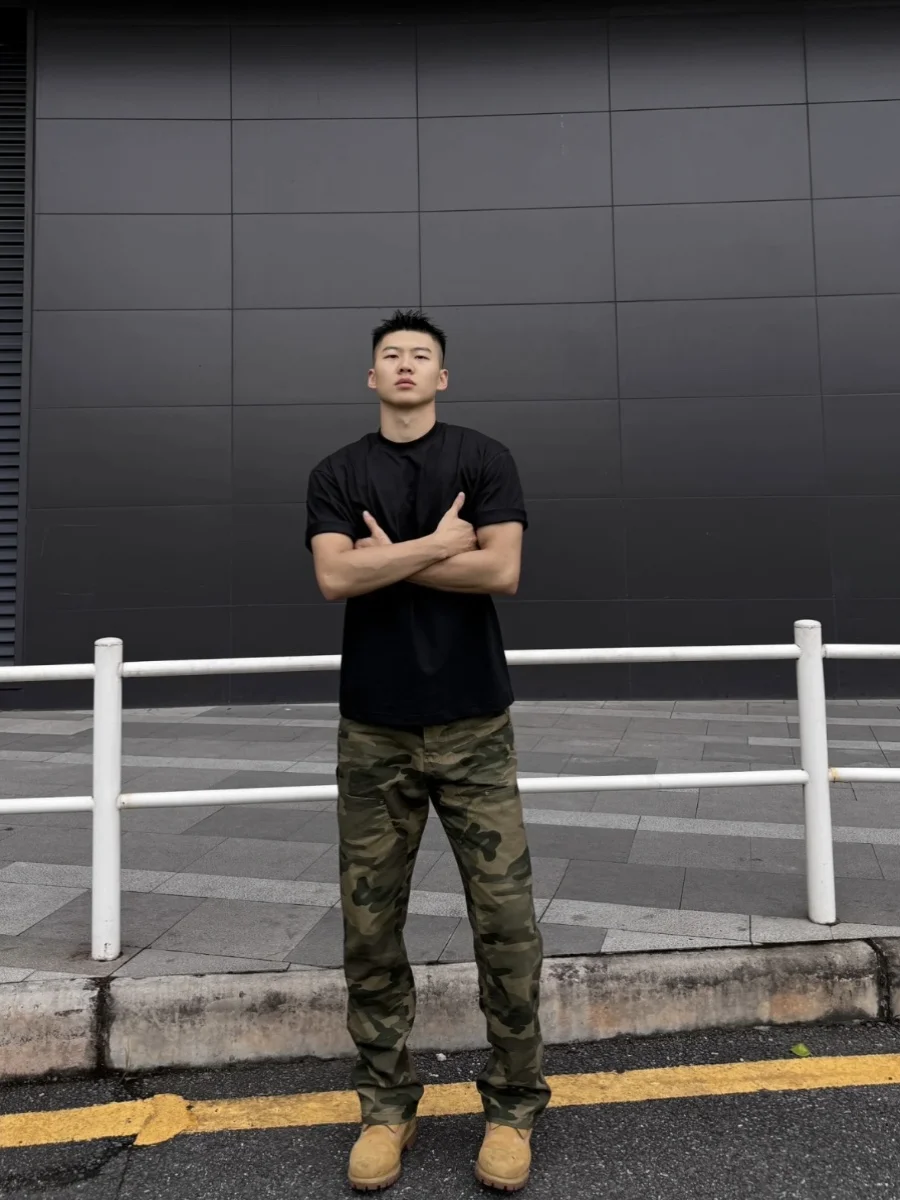 Plones de Trabajo de Camuflaje Americano, Corte 3D, Estilo Militar, para Hombre, Primavera, Retro, Pierna Recta, Estilo R...