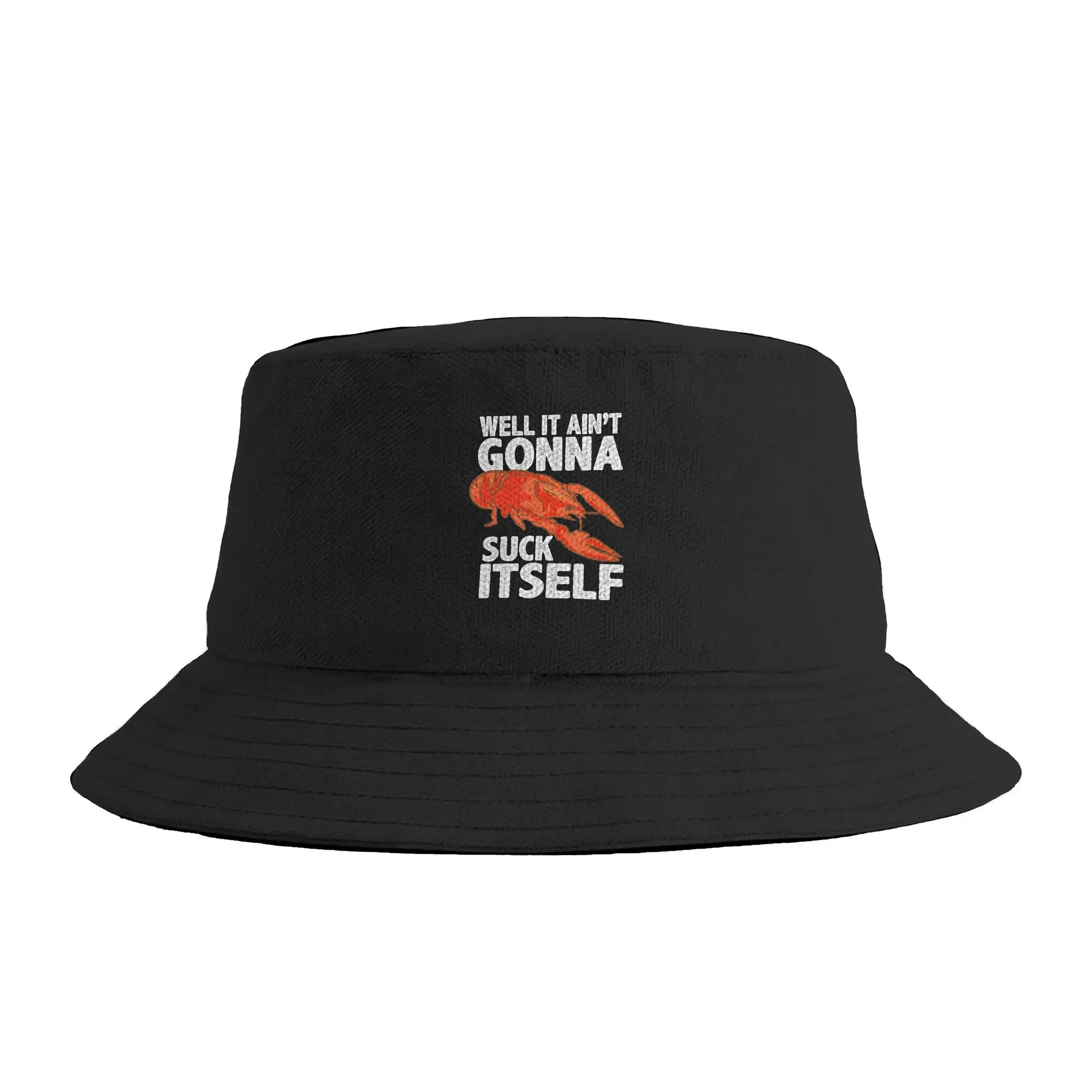 Unisex Well It Ain‘t Gonna Suck Itself Bucket Hat  Personality Fisherman Hats Spring Funny Travel Hiking Caps Hip Hop Visor Hat