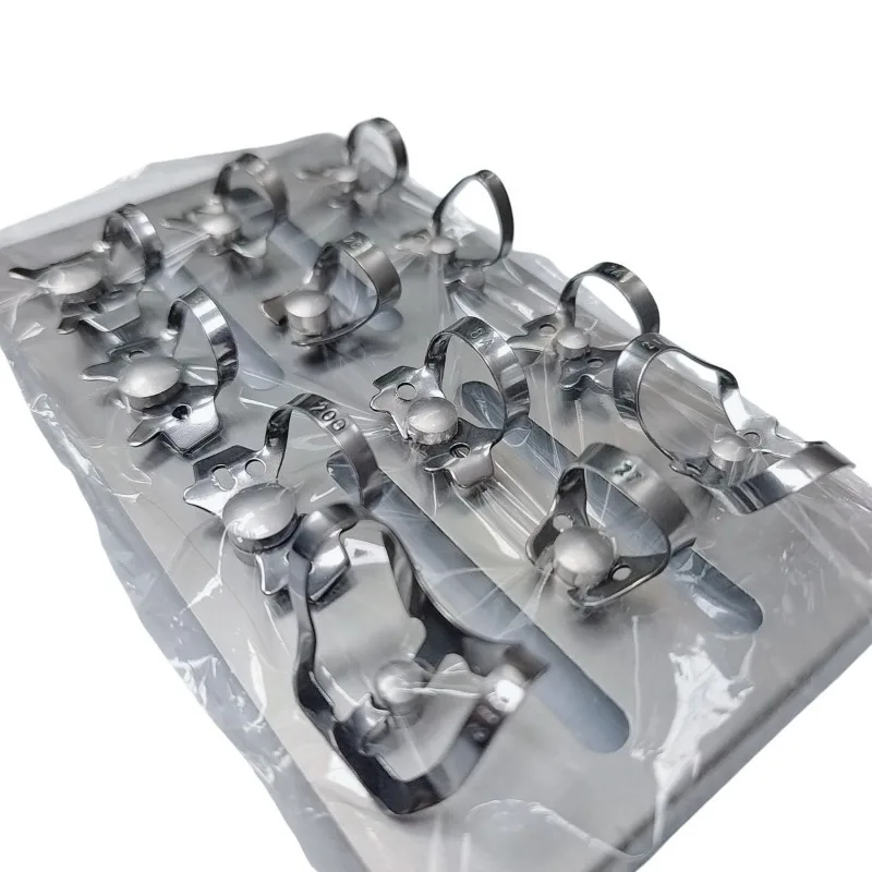 1 Set Lab Stainless Steel Rubber Cloth Clip, Rubber Stamp Clip Molar Punching Tool s