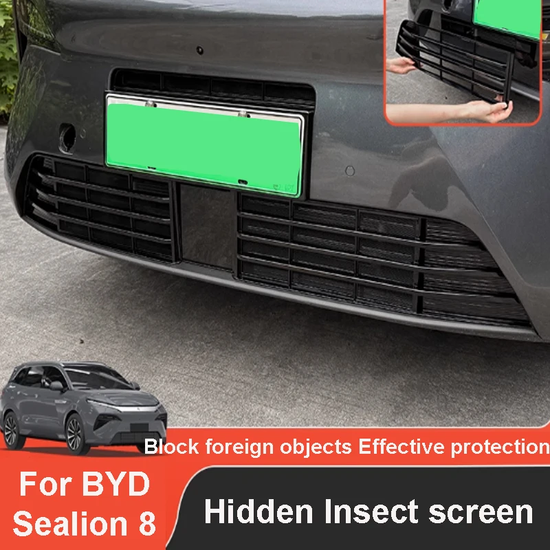 

For BYD Sealion 8 TANG L DM/EV 2025-2026 Car Air Conditioning Condensing Box Protective Net Insect Screen Accessory