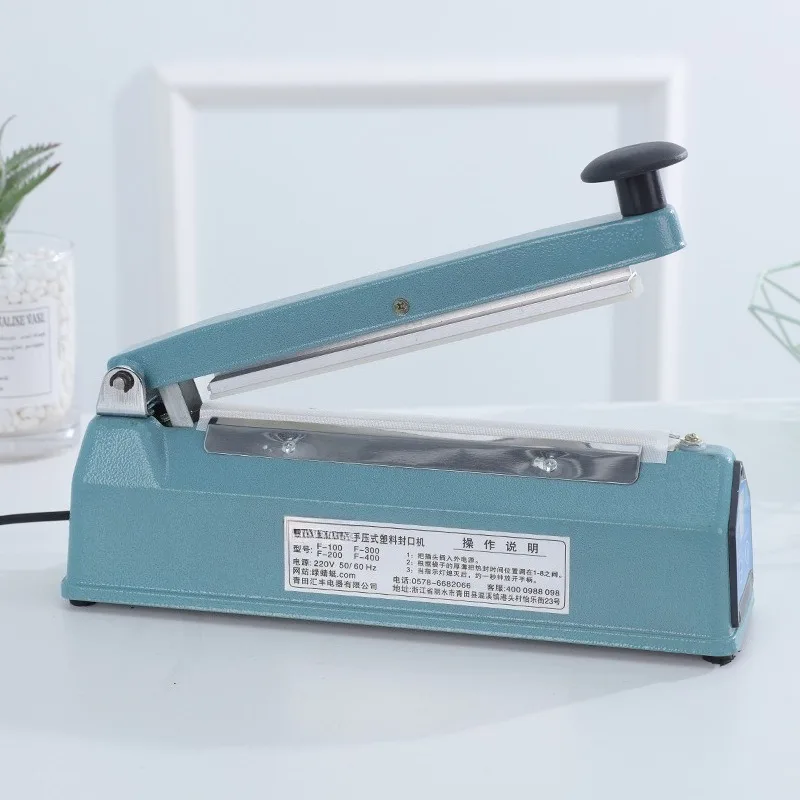 

Digital Hand Press Sealer 9 Gear Temperature Control Pure Copper Transformer For Plastic Aluminum Foil Bag