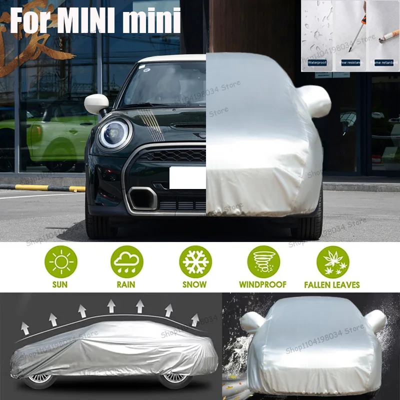 

For MINI Auto parts Anti snow Anti dust Sunscreen Anti-uv Anti peeling paint And Anti Rainwater 210t car cover Car cover