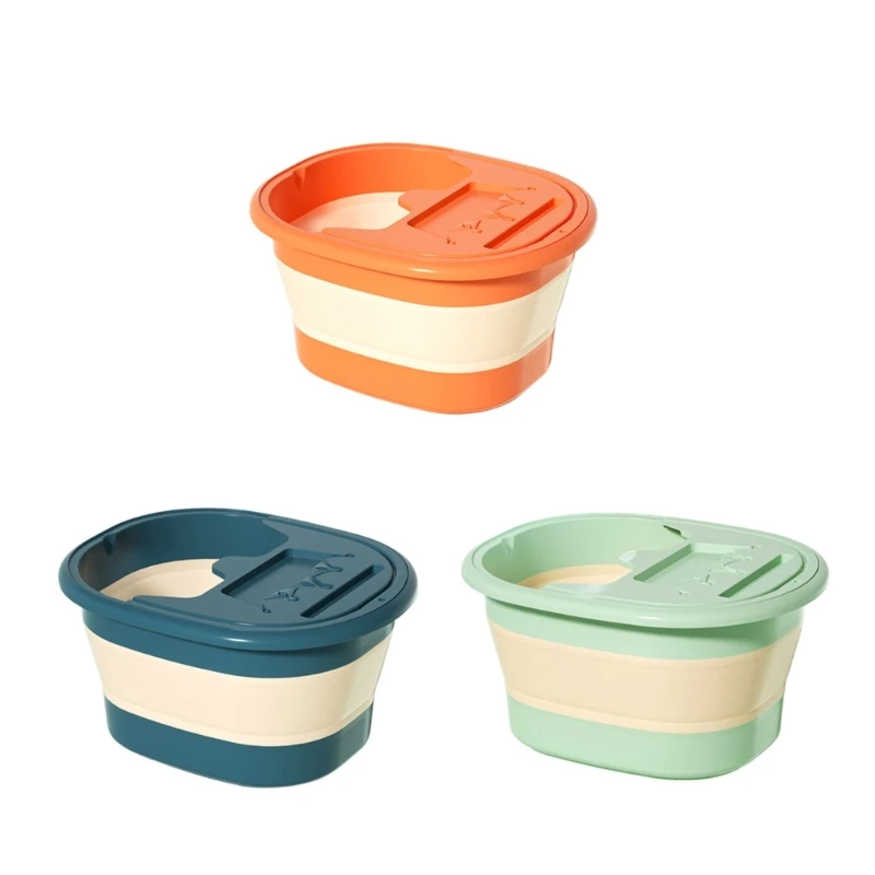 

Foot Massager Bucket Portable Folding Pedicure Bowlfor Home Spas Foot Tub Dropship