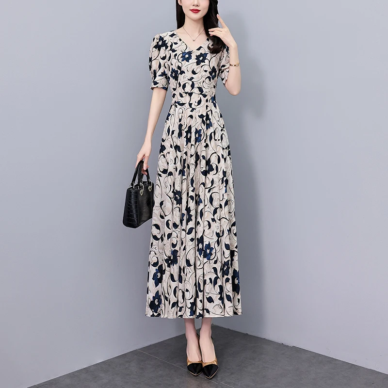 Été élégant fête soirée Robe femmes moulante luxe Chic Robe de bal 2025 Floral décontracté coréen vacances Boho plage longue Robe