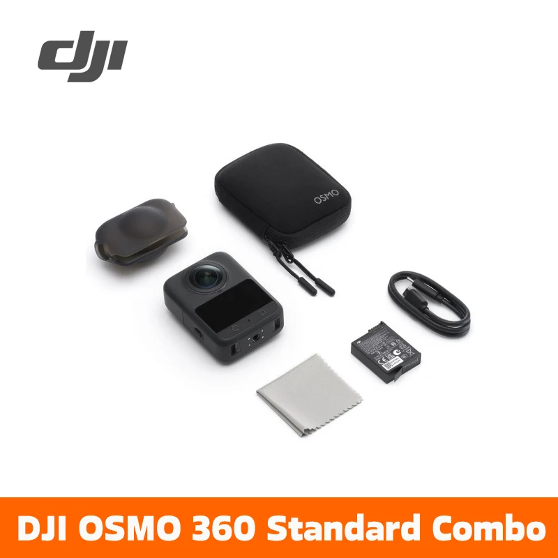 DJI Osmo 360 Standaardpakket 360 camera met 1 inch °   Beeldvorming °   Video in native 8K °   Foto in 120MP Osmo 360